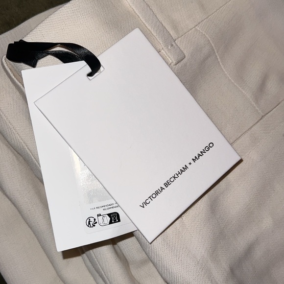 NWT Mango x Victoria Beckham Pleated Suit Trousers size 4 - Picture 6 of 6